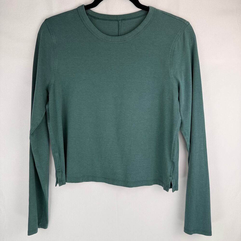 Lululemon Classic-Fit Cotton-Blend Long Sleeve Shirt Size 6